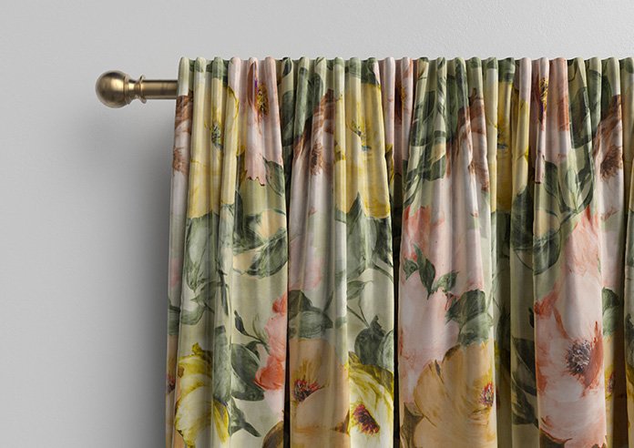 Amelia Faux Silk, Honeydew - Made to Measure Curtain - Image 10